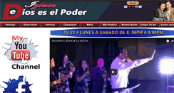 Desktop Screenshot of iglesiadedioseselpoder.com