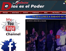 Tablet Screenshot of iglesiadedioseselpoder.com